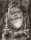 Charles Baudelaire, Louise Hervieu, poèmes avec Suite complète et illustrations inédites tirées sur Malacca (pour les 40 premiers volumes) 1946, édition limitée numérotée 16 /300, Paris, Prétextes, Rue des Saint-Pères, 105p, (30x24cm) avec étui, papier vélin blanc de Lana. In-4 en feuilles sous couverture rempliée pleinement illustrée, coffret cartonné avec stries blanches et titre en rouge sur le dos; titre en blanc sur le premier plat orné également de stries blanches (boitage d'éditeur).Boitage: Frottements, usure d'usage (sans gravité) sur coins, mors un peu fendus (sans gravité), boitage un peu sali par l'usage (sans gravité). Broché: Frottements d'usage légers sans conséquence. Intérieur correct titre en rouge et noir . Complet de la suite sur Malacca (19 gravures) à laquelle on a joint 4 tirages originaux non retenus. 4 Dessins inédits qui n'ont pas été retenus dans l'édition commercialisée.