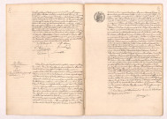 Acte de mariage de LOISEAU Louis Henri et BOUQUET Isabelle Marion (20 Mars 1907), Transcription d'un jugement de divorce de BISSON et GOSNET (23 Mars 1907)