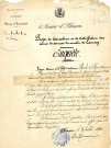 Projet de distribution en eau potable de la ville d'Alençon, dérivation des eaux de sources du Moulin de Launay (1890) : enquête publique.