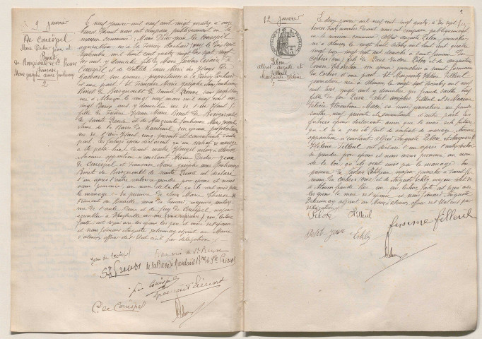 Registre des actes de mariage (1924).