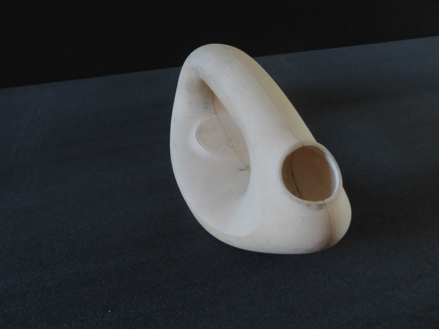 Fer à repasser prototype (sd) (bois), poignet, (don de l'association Moulinex Jean Mantelet), AMA