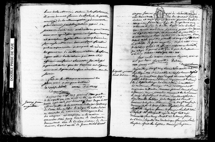 Acte de naissance de BERGUES Catherine Victoire Euphrosine (12 juin 1796),acte de naissance de JARRY Jean Augustin (12 juin 1796),acte de naissance de HUGUET Pierre Louis Désiré (13 juin 1796).
