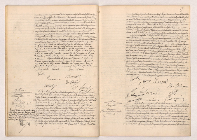 Acte de mariage de MARAIS Henri Adrien Frédéric et GAUTIER Augustine Albertine (22 mars 1909), Acte de mariage de LEVRARD Arsène Paul et THOUIN Suzanne Andrée (27 mars 1909), Transcription d'un jugement de divorce de TOUCHARD et DRUGEON (31 mars 1909).