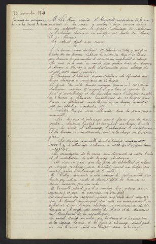 Eclairage du carrefour de la rue du Manset de Mamers