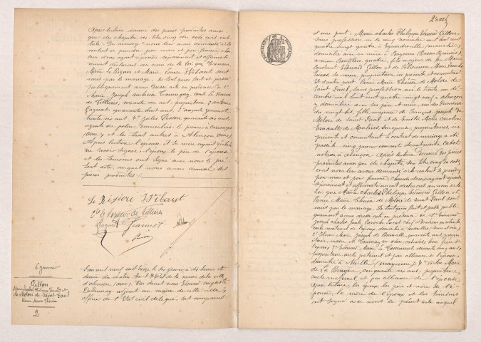 Registre des actes de mariage (1913).