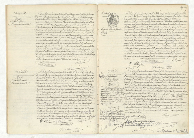Reconnaissance de TRETON Albert Henri (12 août 1904),reconnaissance de RAVE Roland Louis (13 août 1903),acte de naissance de EPINETTE Suzanne Marie Louise (14 août 1904),acte de naissance de DE SAEDELEER Hélène Marie (17 août 1904).