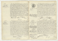 Reconnaissance de DEUMOREL Alphège Robert (11 juin 1906), reconnaissance de LOCHON Albert René (11 juin 1906), acte de naissance de ALLARD Paul Marie Alexis Félix (11 juin 1906), acte de naissance de DELARUE Raymond Emile Paul (12 juin 1906).