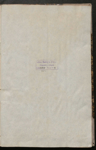 Registre des délibérations du conseil de Ville (18 novembre 1694 - 3 janvier 1703).