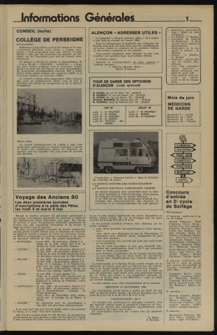 Alençon Notre Cité, journal d'information municipale et districale n°32 (juin 1980).