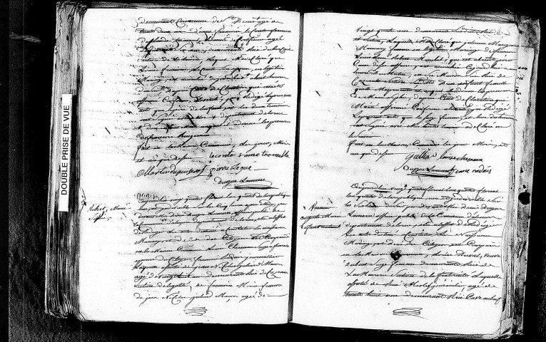 Acte de naissance de LEGUE François Benjamin (13 mai 1796),acte de naissance de ROBERT Marie Sophie (13 mai 1796),acte de naissance de VANNIER Auguste Marie enfant naturel (12 mai 1796).