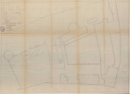 Agrandissement du Carmel, projet, sous-sol (ech : 1/100, Marcel Mezen) (28 mars 1938), dessin n°3