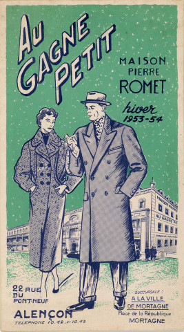 Maison Pierre Romet, publicité : agenda (1936) (Imprimerie Alençonnaise).