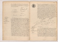 Acte de mariage de HUBERT Alexandre Auguste Joseph et PROTAIS Joséphine Augustine (14 janvier 1905), acte de mariage de GOMOND Louis Victor et LE BŒUF Charlotte Louise Julia (17 janvier 1905), acte de mariage de PAYSANT Émile Louis et JUGLET Lucienne Vitaline Léontine (21 janvier 1905).