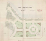 Projet de réfection du jardin de la Mairie, projet A (Établissement Horticole H. Philippe) (éch. 1/100, octobre 1920) (54.6 x 48)