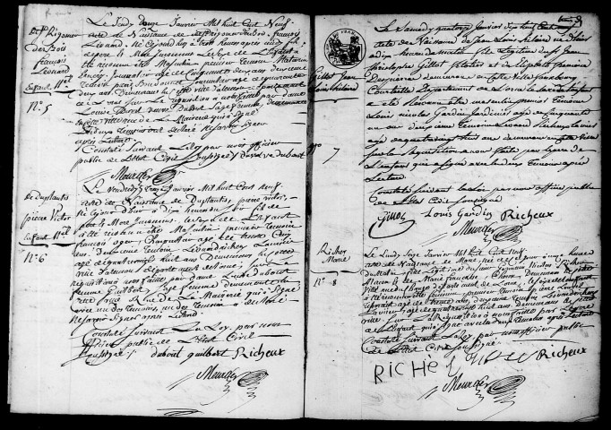 Registre des actes de naissance et adoption (1er janvier - 31 décembre 1809).