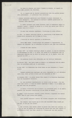 Salle Omnisports, Maison des Jeunes et de la Culture.