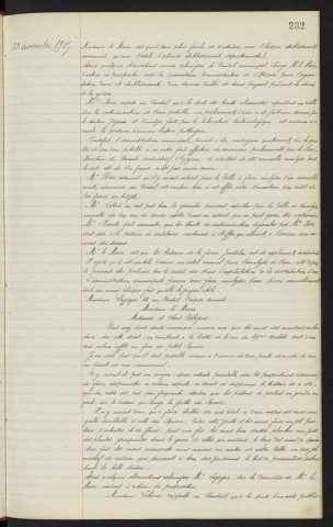 Décision en vue de la réouverture de l'établissement de bains, propriétaire M. HALGRIN, docteur M. LE JENTEL. Bruits alarmistes sur la contamination d'eau, prélèvement de M. JOYEUX, ferme JOUSSELIN. Murs coté droit en montant à la Poste à la Rue 49éme Mobiles, vilain effet en face du square, ajout d'une grille, proposition de M. LAGOGUE