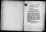 Registre des actes de naissance et adoption (1864).