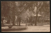 Alençon, Les Promenades, (date cliché : [1910-1914]), carte postale ancienne, n°23, ed Arecole (14x9).