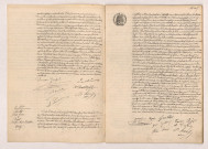 Acte de mariage de LEMOINE Jean Ernest Alphonse et GOUPIL Louise Léa Juliette (27 Novembre 1908), GUILLOT Joseph Marie et BIGOT Joséphine Marie Natalie (03 Décembre 1908).