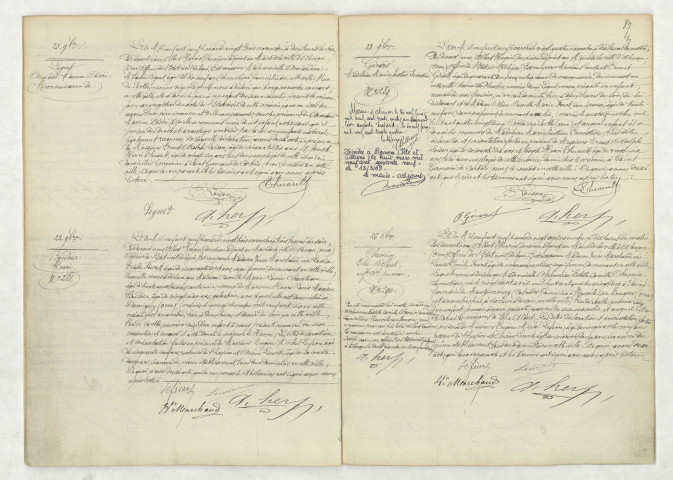 Reconnaissance de LEGUET Armand Maurice Désiré (23 novembre octobre 1909),acte de naissance de BOUDIER Henri (22 novembre 1909),acte de naissance de GERARD Madeleine Marie Justine Ernestine (23 novembre 1909),acte de naissance de CHEMIN Elie Albert enfant naturel jumeau (26 novembre 1909)
a0115478915032pF6UH;