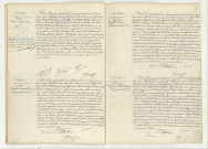 Acte de naissance de PICHON Béatrice Marie Louise (1 avril 1906), reconnaissance de LOUVEAU Charles Auguste Maurice (4 avril 1906), reconnaissance de GOUHIER Marthe Louise (4 avril 1906), reconnaissance de MOUNIER Maurice Robert Eugène (4 avril 1906).