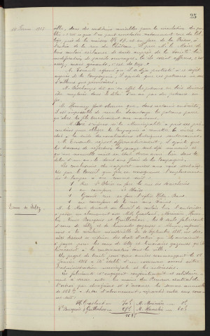Eclairage électrique, fixation de l'emplacement des lampes à arc. Eaux de Seltz