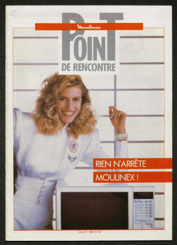 Le Point de rencontre Moulinex n°54 ( juin 1988)
