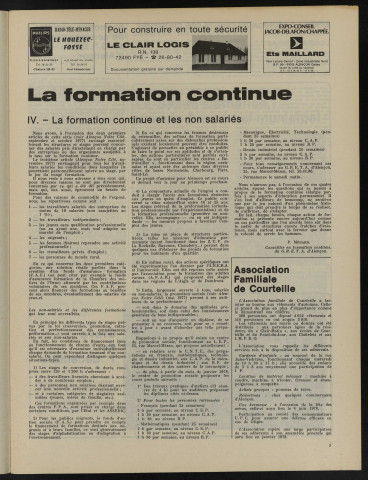 Alençon Notre Cité, journal des habitants de la Ville et des communes périphériques n°7 (décembre 1977).