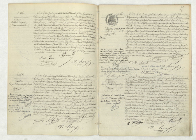 Reconnaissance de PIOU Rolland Auguste (18 décembre 1909),acte de naissance de GAUTIER Georges Almire Alfred Joseph (18 décembre 1909),acte de naissance de KRAUS KRAUSS MONTIGNY Renée enfant naturel (19 décembre 1909),acte de naissance de PHILIPPE Jeanne Marthe Augustine (21 décembre 1909)
a011547891504HaArfQ;