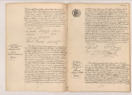 Acte de mariage de BLANCHE Georges Désiré Clément et FRETTET Clémentine Marie (23 février 1905), acte de mariage de MARCHAND Albert Émile Léon et AMIOT Mathilde Berthe Anaïs (23 février 1905), acte de mariage ALLEAUME Jules Joseph et GODMERT Constance Berthe (25 février 1905)