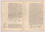 Acte de mariage de POUPARD Prospert Alphonse et BRAU Félicité Henriette (30 septembre 1905), acte de mariage de DOUCET Gustave et RUEL Vitalie Rosalie Augustine (30 septembre 1905).