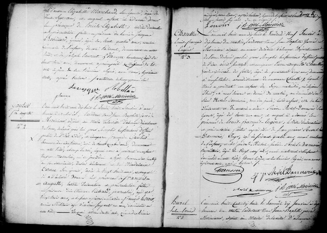 Registre des actes de naissance et adoption (1er janvier - 31 décembre 1818).