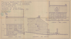 permis de construire n°27, Construction d'une maison d'habitation Rue de Lancrel Alençon, (date de décision : 1934), (auteur du projet, architecte : MEZEN Albert).