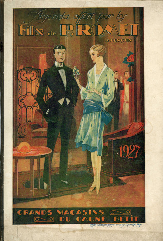 Grands Magasins du Gagne-Petit, publicité : agenda (1927) (Imprimerie Alençonnaise).