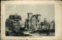 Alençon, Ancienne Porte de la Barre, carte postale noir et blanc n°232, photographe éditeur E. Pasquis, sd, (14x9), collection particulière Maryvonne Thoréton, AMA.