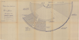 Construction d'un château d'eau de 700m3, détail de cuve : plans (Larbanet, éch : 1/200, plan n°13, 16 juillet 1936).