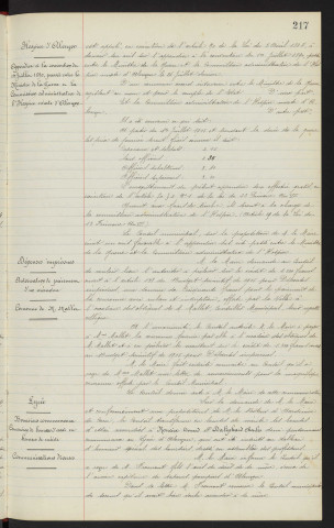Hospice d'Alençon, appendice à la convention du 1er Juillet 1890, passée entre le ministre de la guerre et la commission administrative de l'hospice mixte d'Alençon. Dépenses imprévues, autorisation de paiement d'un mémoire, couronne pour les obsèques de M. MALLET conseiller municipal. Lycée, boursiers communaux conversion de bourses d'essai en bourses de mérite, communications diverses M. FROMANT fils avis de décès de sa mère Veuve de l'ancien capitaine de sapeurs-pompiers d'Alençon