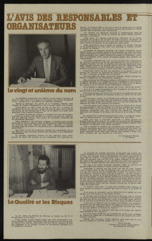 Alençon Notre Cité, journal d'information municipale et districale n°34, numéro spécial festival de l'élevage (septembre 1980).