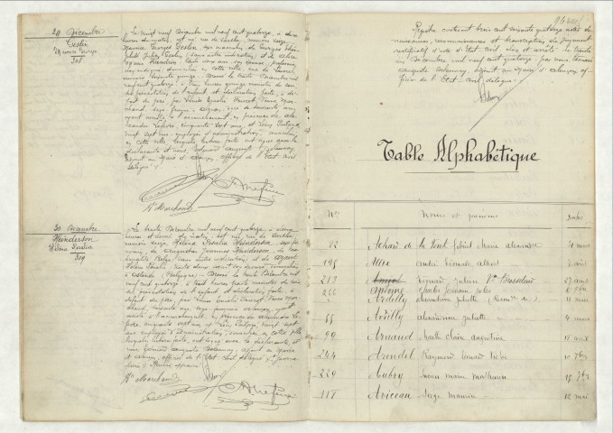 Acte de naissance de GESLIN Maurice Georges (29 décembre 1914),acte de naissance de HEINDERSON Héléna Rosalia (30 décembre 1914),table (A).