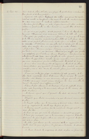 Droits de place, révision du règlement, tarif : Rapport