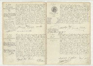 Acte de naissance de BESNEUX Denise Augustine Emilienne (4 juin 1914),acte de naissance de SAGET Paulette Albertine Berthe Andrée (5 juin 1914),acte de naissance de CHANTELOUP Henri (6 juin 1914),reconnaissance de HUET Anne Marie Marguerite Louise (8 juin 1914).