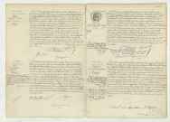 Acte de naissance de BRODIN Emilienne Marie enfant naturel reconnu (19 avril 1908),acte de naissance de BIREE Ernest Eugène enfant naturel (20 avril 1908),acte de naissance de LAUNAY Juliette Marcelline Célestine Marie (21 avril 1908),acte de naissance de DAVOUST Lucie Louise Augustine (24 avril 1908).