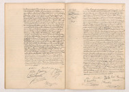 Acte de mariage de DROUET Vital Hilaire Adolphe et BRIÈRE Marie Alice Alexandrine (19 Août 1907), COUÉ Charles Rodolphe et BEAUCLAIR Alice Juliette (23 Août 1907).