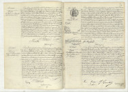Reconnaissance de MAITRE Berthe Germaine Etiennette (18 avril 1906), reconnaissance de LEPINAY Marcel Georges André (18 avril 1906), acte de naissance de VALEX Charles Ernest (19 avril 1906), reconnaissance de MAITRE Berthe Germaine Etiennette (21 avril 1906).