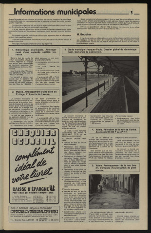 Alençon Notre Cité, journal d'information municipale et districale n°53 (juillet 1982).