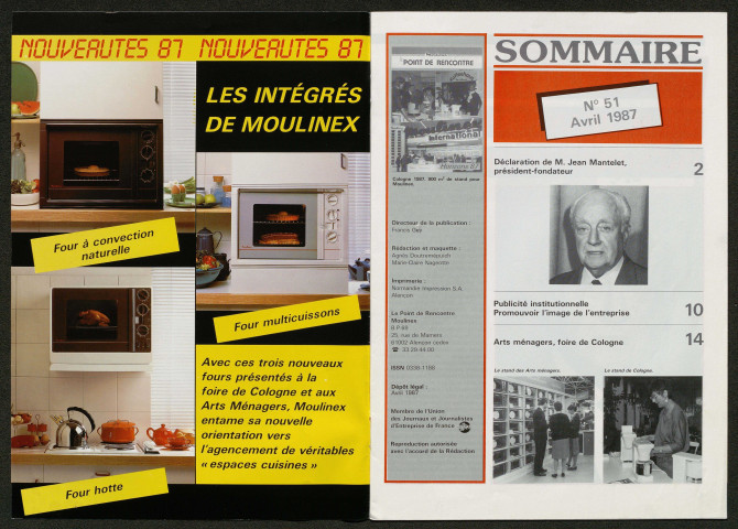 Le Point de rencontre Moulinex n°51 ( avril 1987)