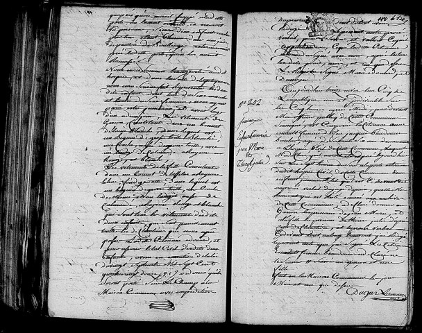 Acte de naissance de Jean Marie enfant trouvé (2 janvier 1797),acte de naissance de Thérèse Julie enfant trouvé (2 janvier 1797).