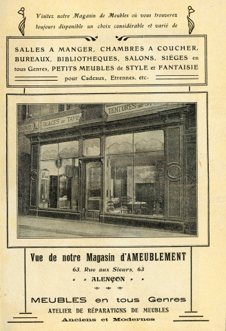 Grands Magasins du Gagne-Petit, publicité : agenda (1924) (2 exemplaires) (Imprimerie Alençonnaise).