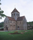 Domfront, église Notre-Dame-sur-l'Eau : ektachrome, Philippe Giraud (juin 1979).